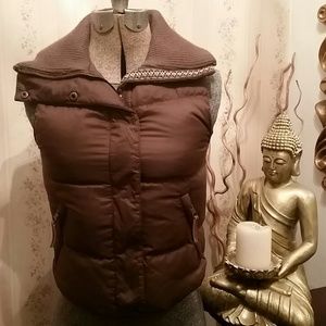 Authentic Ugg Brown waist  Bomber Vest